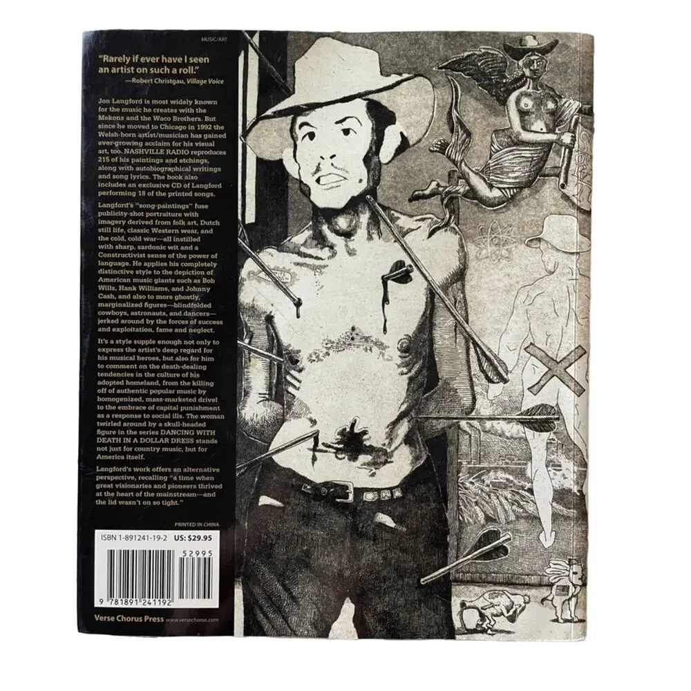 Nashville Radio; Art Words & Music Softcover Book by John Langford